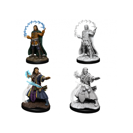 D&D Nolzur's Marvelous Miniatures - Male Human Wizard (6 Units)