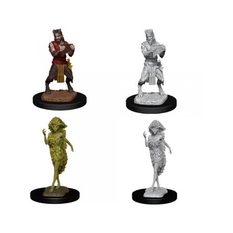 D&D Nolzur's Marvelous Miniatures - Satyr & Dryad (6 Units)