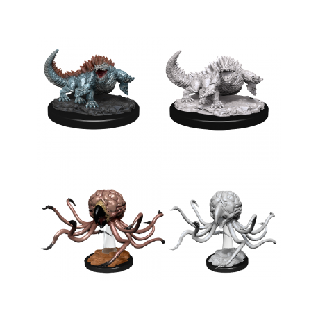 D&D Nolzur's Marvelous Miniatures - Grell & Basilisk (6 Units)