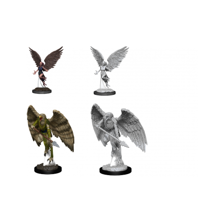 D&D Nolzur's Marvelous Miniatures - Harpy & Arakocra (6 Units)