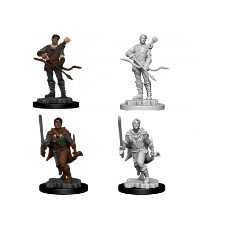 D&D Nolzur's Marvelous Miniatures - Male Human Ranger (6 Units)