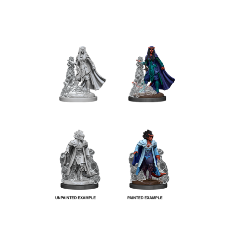 D&D Nolzur's Marvelous Miniatures - Female Tiefling Sorcerer (6 Units)
