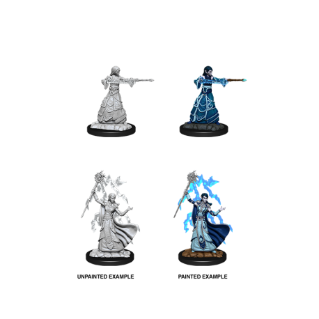 D&D Nolzur's Marvelous Miniatures - Female Elf Wizard (6 Units)