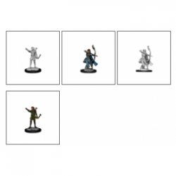 D&D Nolzur's Marvelous Miniatures - Elf Ranger Female (6 Units)