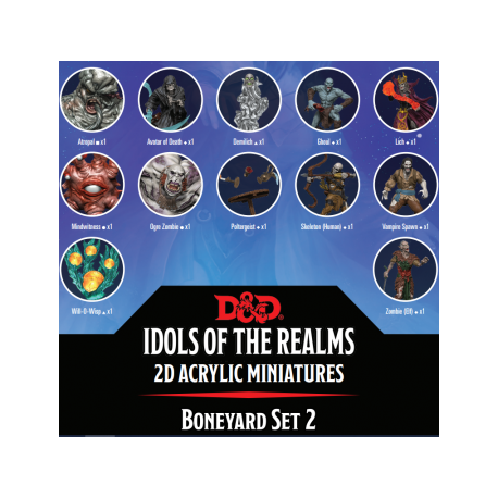 D&D Idols of the Realms: Boneyard: 2D Set 2 - EN