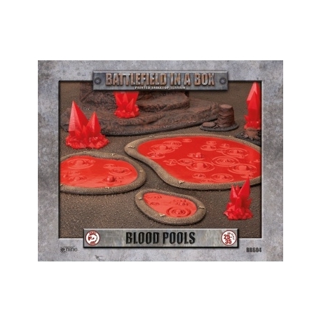 Battlefield In A Box - Blood Pools (x3) - 30mm