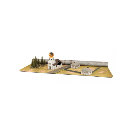 Battlefield In A Box - Gaming Mat - Brown/City