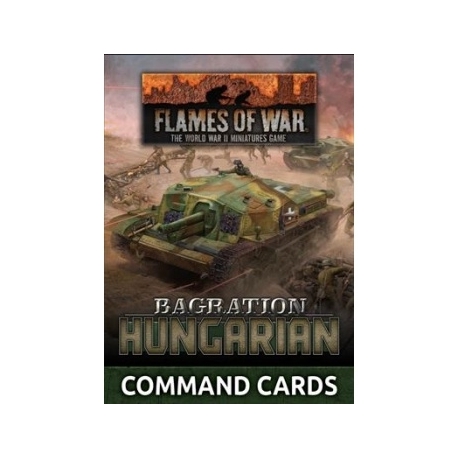 Flames Of War - Bagration: Hungarian Command Card Pack (33x Cards) - EN