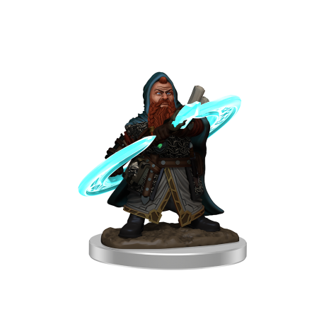 Pathfinder Painted Premium: Male Dwarf Sorcerer (6 Units)