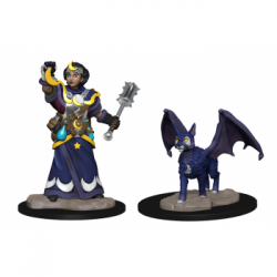 WizKids Wardlings RPG Figures: Girl Cleric & Winged Cat (6 Units)