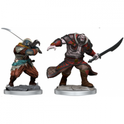 Magic: The Gathering Unpainted Miniatures - Zurgo Helmsmasher & Unyielding Krumar (2 Units)