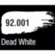D&D Prismatic Paint: Dead White 92.001  (4 Units)