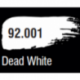 D&D Prismatic Paint: Dead White 92.001&nbsp;&nbsp;(4 Units)
