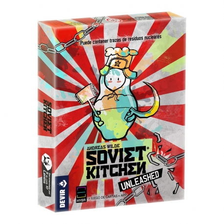 Soviet Kitchen es un filler cooperativo de cartas que utiliza una aplicación de móvil para mezclar los “alimentos”