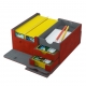 Games' Lair 600+ Red storage box from Gamegenic