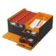 Caja de almacenamiento Games' Lair 600+ Naranja de Gamegenic