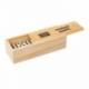 Ivory dominoes wooden box