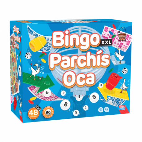 XXL Premium Bingo + Parchis + Goose