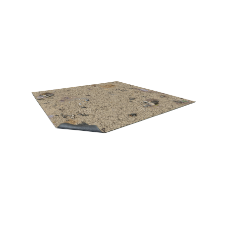 Desert Wasteland Gaming Mat 3x3