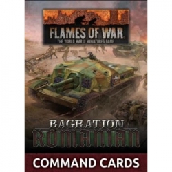 Flames Of War - Bagration: Romanian Command Card Pack (27x Cards) - EN