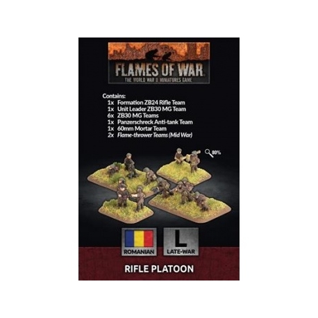 Flames Of War - Romanian Rifle Platoon (x50) - EN