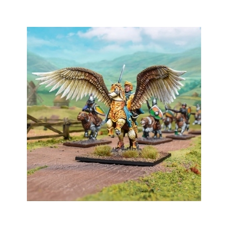 Kings of War: Halfling General on Winged Aralez - EN