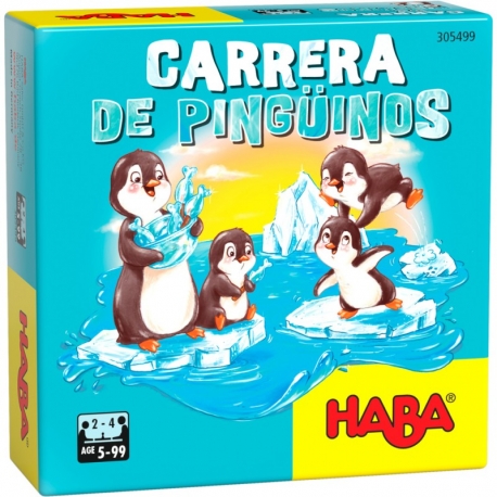 juego de mesa Carrera De Pingüinos de Haba