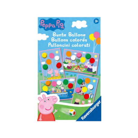 Peppa Pig Bunte Ballone (Alemán)(Francés)(Italiano)