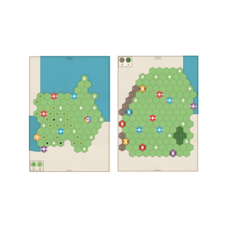 Age of Steam: France & Poland Maps - EN