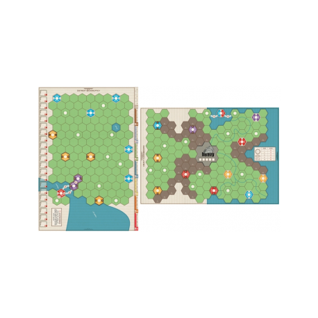 Age of Steam: Detroit & Heavy Cardboard Maps - EN