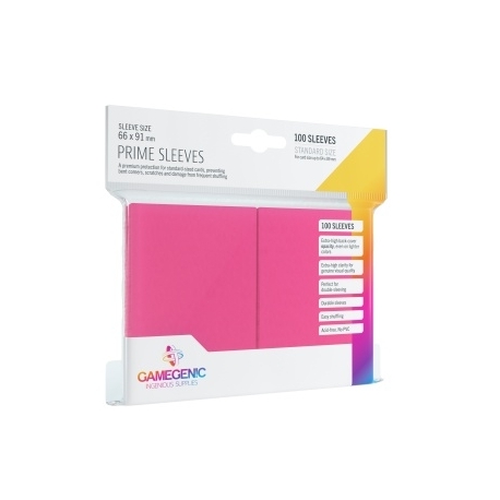 Gamegenic Prime Sleeves Pink (100 Sleeves)