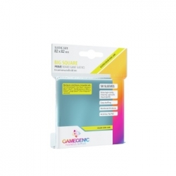 Gamegenic PRIME Big Square-Sized Sleeves 82 x 82 mm - Clear (50 Sleeves)