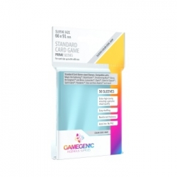Gamegenic PRIME Standard Card Game Sleeves 66 x 91 mm - Clear (50 Sleeves)