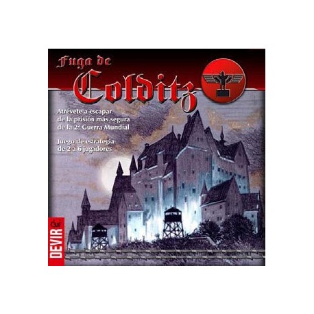 Juego de mesa ambientado en la Segunda Guerra Mundial. La fuga de Colditz