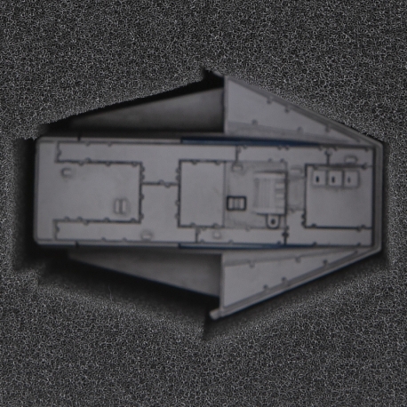 FSMEGQ050BO foam tray for Star Wars X-Wing: 3 x Millennium Falcon