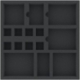 CBMEHY032BO 293 mm x 219 mm x 32 mm foam tray for board game boxes - 15 compartments