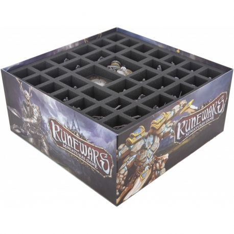 AFJX055BO 55 mm foam tray for Runewars Miniatures Game - Infantry