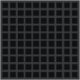 CPMFBB060BO 500 mm x 500 mm x 60 mm foam tray with 100 compartments