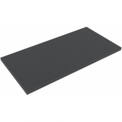 DBBA004 326 mm x 158 mm x 4 mm foam base / foam topper