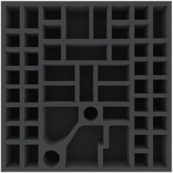 AGEL055BO 295 mm x 295 mm x 55 mm foam tray for board game boxes