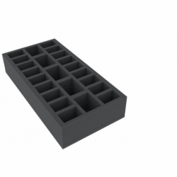AUFF055B0 295 mm x 147,5 mm x 55 mm foam tray for board game boxes