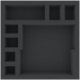 AGGW050BO 295 mm x 295 mm x 50 mm foam tray for board game boxes