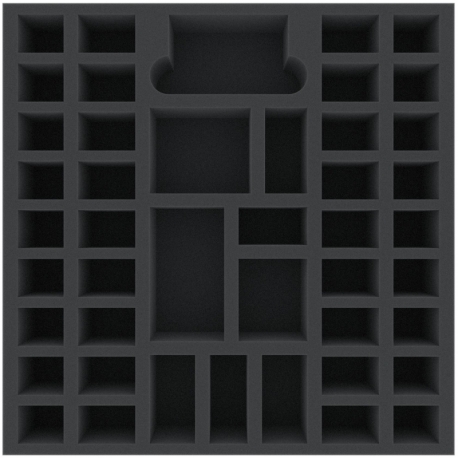 AGGV055BO 295 mm x 295 mm x 55 mm foam tray for board game boxes