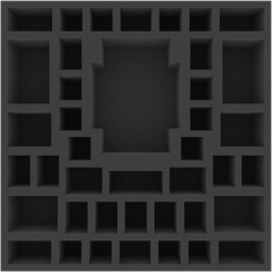 AGJK055BO 55 mm foam tray with 41 compartments for Arcadia Quset: Hell of a Box
