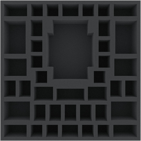 AGJK055BO 55 mm foam tray with 41 compartments for Arcadia Quset: Hell of a Box