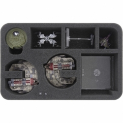 HSEH050BO foam tray for Star Wars X-WING 2 x Punishing One, 3 ships and accessories