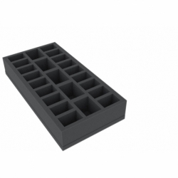 AUFF050B0 295 mm x 147,5 mm x 50 mm foam tray for board game boxes