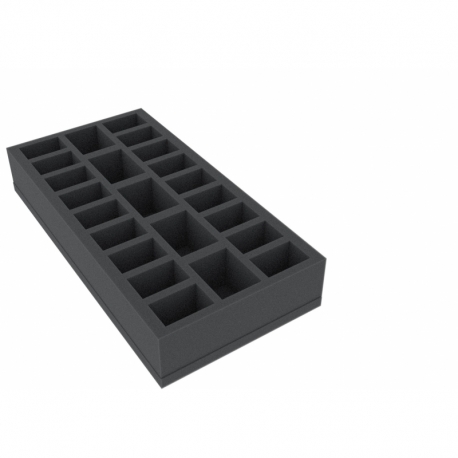 AUFF050B0 295 mm x 147,5 mm x 50 mm foam tray for board game boxes