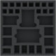 AGJJ050BO 50 mm foam tray with 28 compartments for Arcadia Quset: Pets