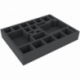 BJMEZM045BO 293 mm x 219 mm x 45 mm foam tray for board games with 21 compartments